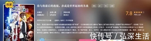 二次元的口味变了？这部新番狗粮满满女主好看，评分却只有7.8