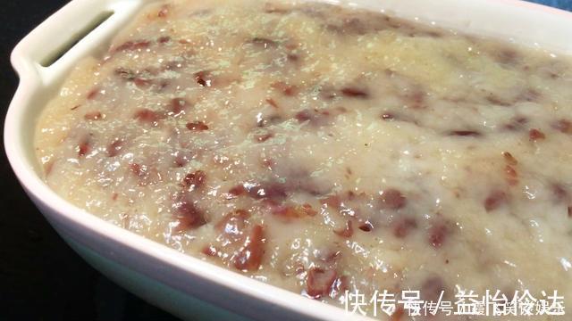 红豆糯米糕|一碗糯米粉 一把红豆 上锅一蒸 做出来的红豆糯米糕软糯Q弹超简单