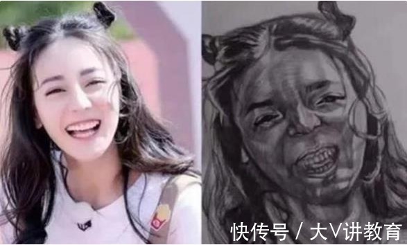 美术生&美术生画到一半不耐烦时，画风逐渐变抽象，堪比大型“车祸现场”