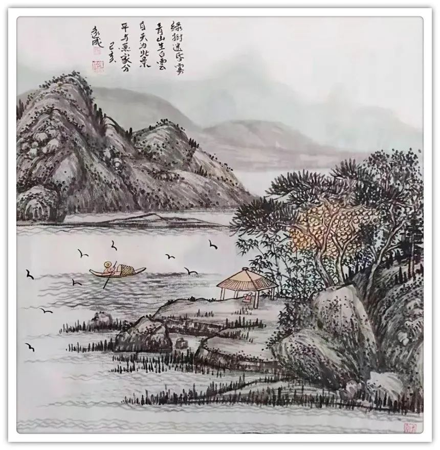 荣宝斋画院#杨远成|《翰墨传情·助力冬奥》全国书画名家优秀作品线上展