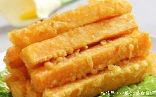 家家户户都有的食材,简单易学,色泽金黄酥脆,比薯条还好吃!