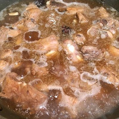 杏鲍菇烧排骨|杏鲍菇烧排骨