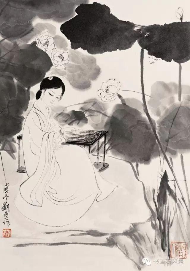  花鸟|这29幅花鸟仕女画，美极了~