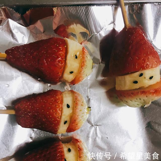 冰糖葫芦|自制圣诞草莓冰糖葫芦