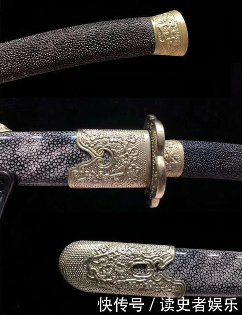 鱼皮|百炼钢锻造,珍珠鱼皮环抱,明制曲柄绣春刀