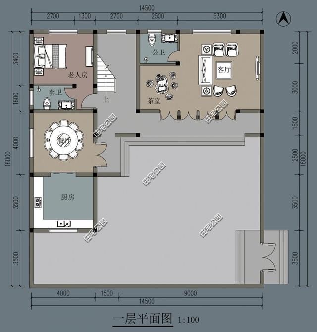 占地面积|农村建房就该是中式，6套适合老百姓自建的中式合院，秒杀洋别墅