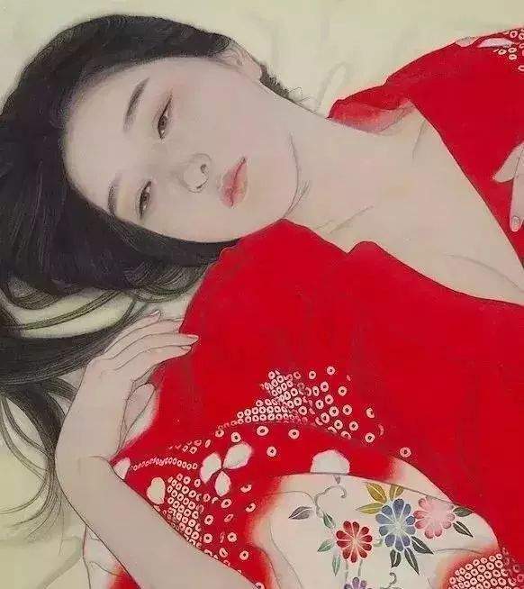 笔下|人称日本最美女画家，竟然这样画美女，极具香艳的极致诱惑