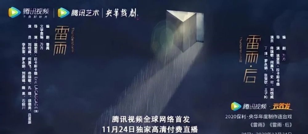  vol|《雷雨》《雷雨·后》现实和梦境｜主创专访vol.2