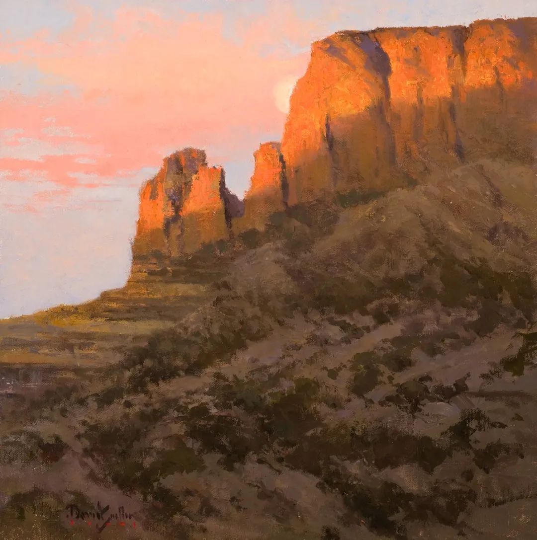 德克萨斯州#大卫·格里芬的风景油画高清图,放大看,更迷人