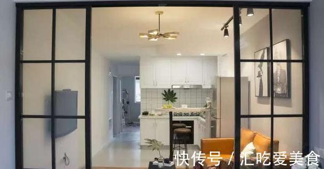 开放式|60㎡一字户型妙用开放式格局,简单利落的软装设计更是锦上添花