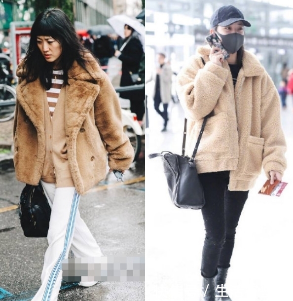 衣服|别总穿皮草了,今年流行“颗粒绒”外套,时髦又保暖,满满高级感