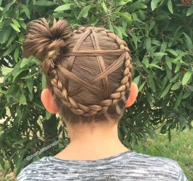 编发 72款好看的儿童编发,有闺女了就要给她编这样的发型,宝妈快收藏