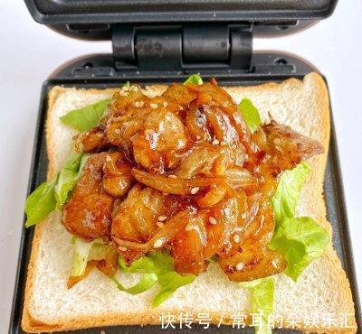 外皮|韩式烤肉三明治,外皮酥脆,简单又好吃