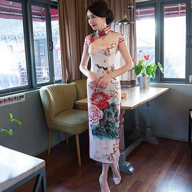 时光|旗袍韵,时光里的美人颂,行走的艺术品