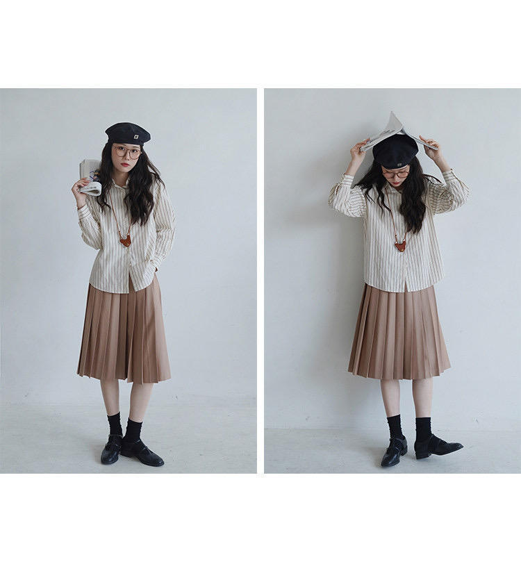 马甲|这些才是“衬衫”的高级穿法,蓝色衬衫配马甲文艺休闲,舒适随性