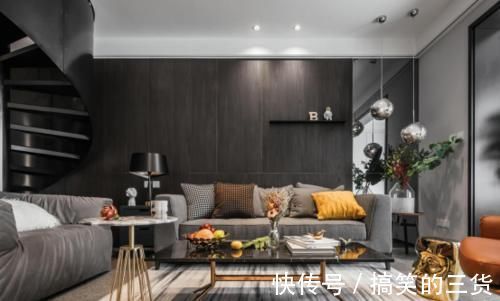 轻奢|130㎡最艺术的现代轻奢风格，这种设计太有意思了！