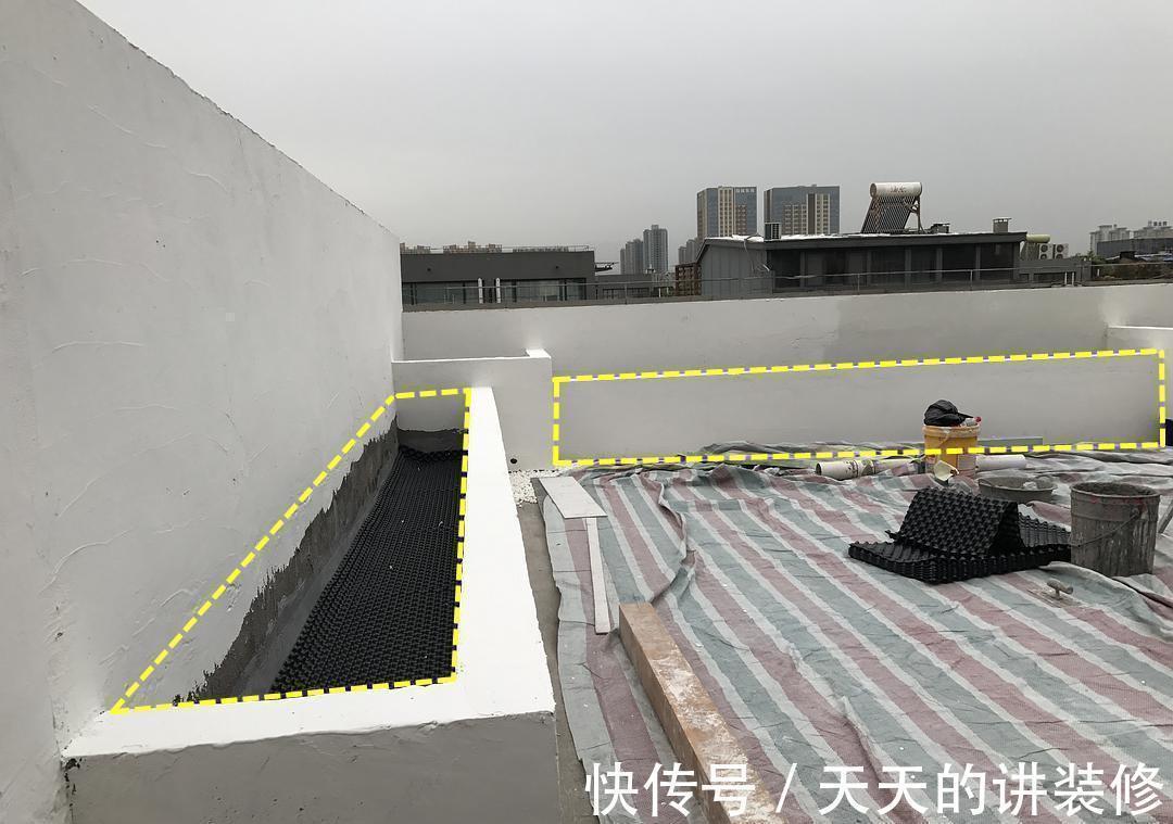 种菜|开发商送的大露台,沿墙砌20米长花池,种花种菜,不要还能拆掉!