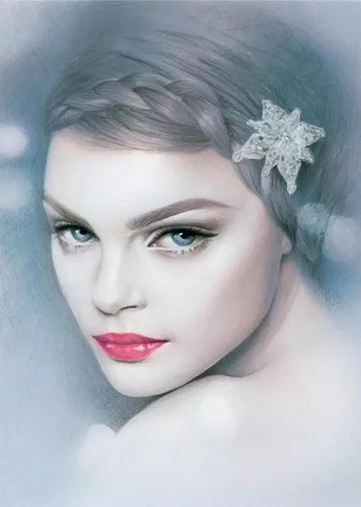 中国@他的素描不同于中国式素描的严谨,反而更像是变魔术!