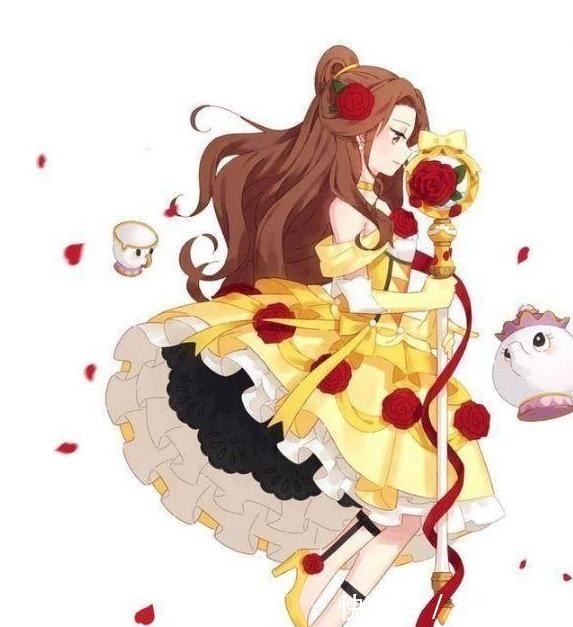 魔法杖|迪士尼公主变身魔法少女,甜美又时尚,她们会有什么魔法呢