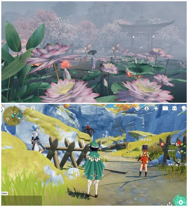 画面|谁是2020年最美手游？原神、天刀玩家吵翻，还有玩家力挺网易