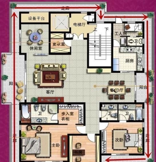 开发商|这种户型我都不稀罕,有9个阳台,或者绕房一圈遛狗,谁装得起