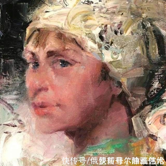 jeffrey#奔放的笔触，严谨的造型：美国画家杰弗里的肖像画作品欣赏