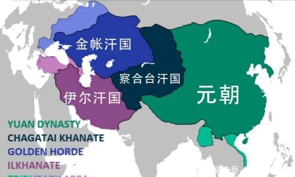 蒙古人建立的四大汗国哪个实力最强他们