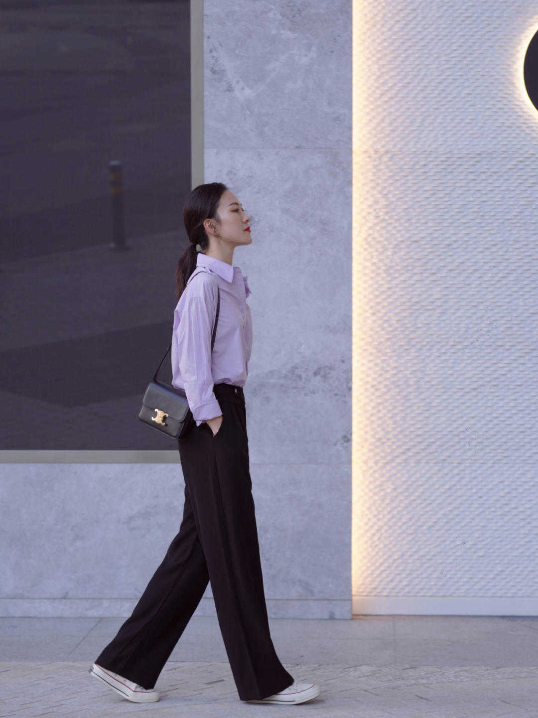 阔腿裤 秋天不一定要穿卫衣,衬衫一样很高级,这些搭配干练又洋气