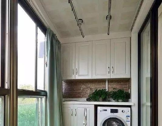 洗手池|同样是一个阳台,别人家的阳台这样装,真是漂亮又实用