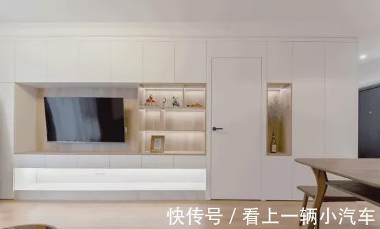 电视墙|80㎡日式户型,玄关、电视墙等亮点多多,快来围观小夫妻居家之道