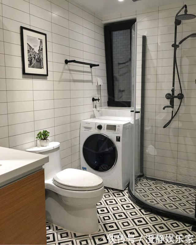 卫生间|4㎡的卫生间放不下洗衣机赶紧收下这9个设计方案，给你装修参考