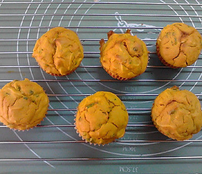 葱香方便面南瓜小蛋糕