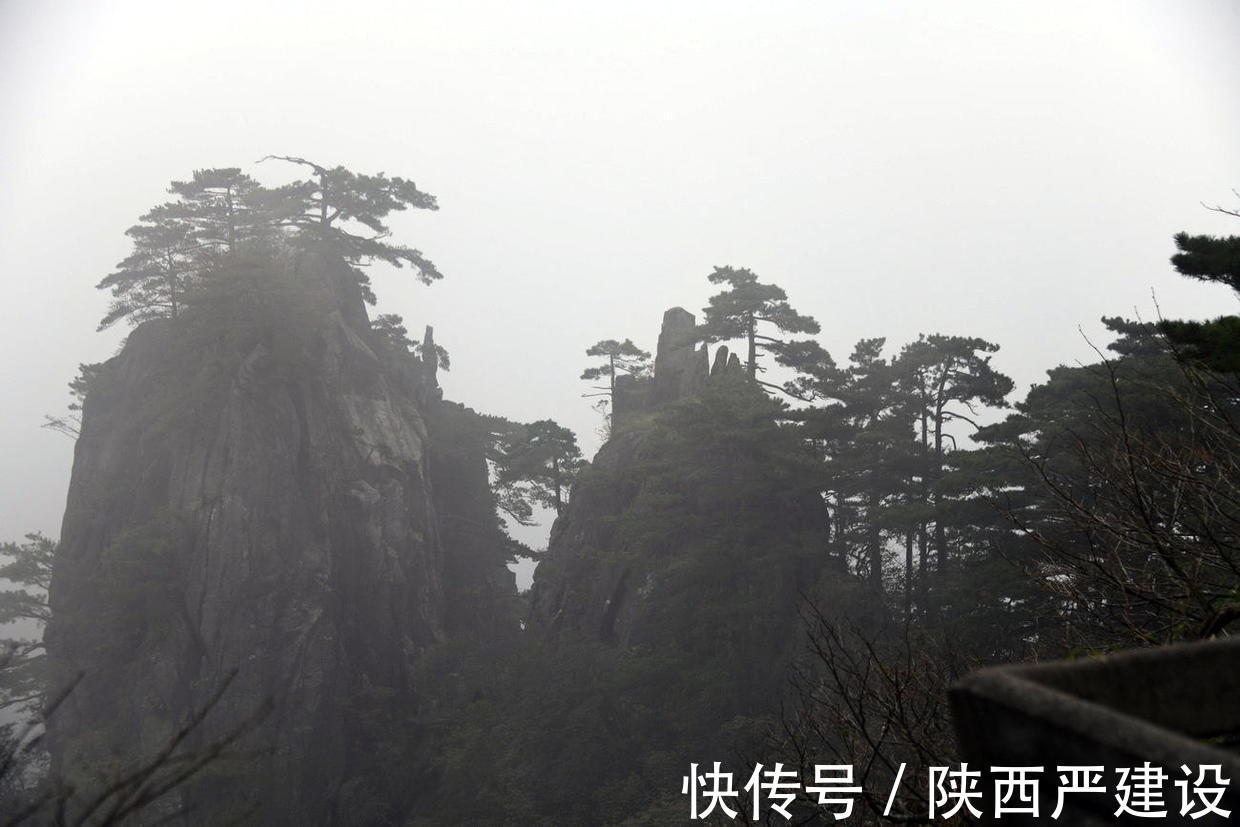 黄山|薄云浓雾游黄山宛若仙境【严建设】