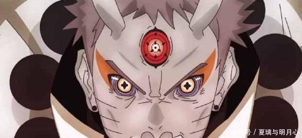 博人传博人开启六道模式,左眼仙人+九尾十字眼,右眼轮回眼