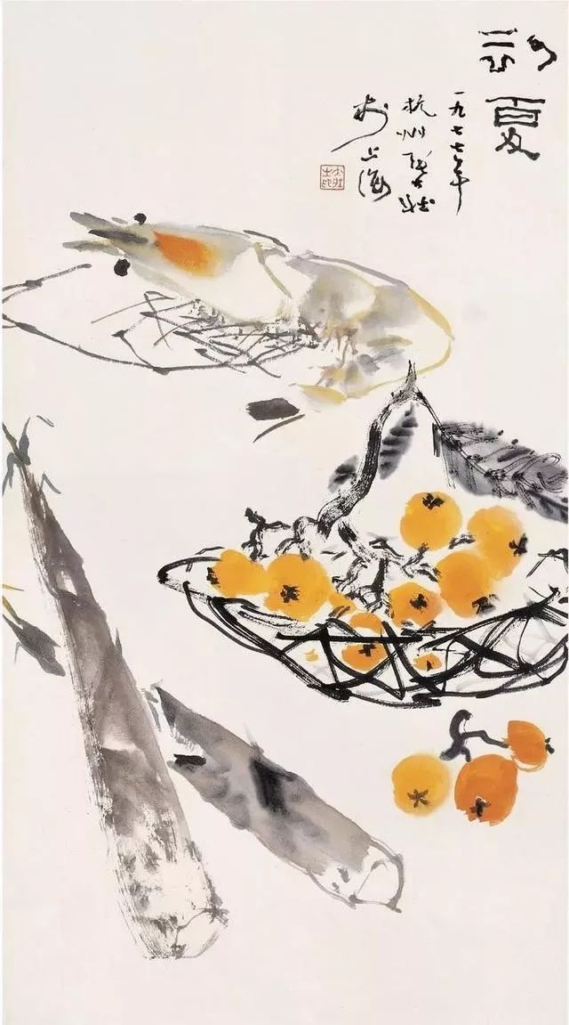 华新罗&张大壮：人淡如菊，以“没骨法”画虾，自创一格