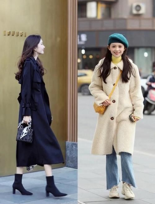 18套冬季大衣街拍，过年穿大衣就这样搭配了
