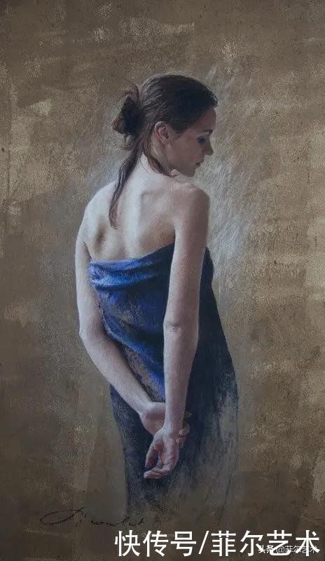 艺术学院$法国女粉彩大师,描绘的女性之美,细腻柔和