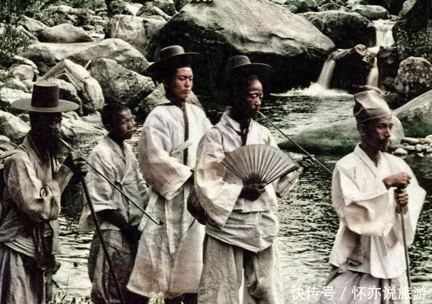 朝鲜|100多年前朝鲜上色老照片,这才是当时朝鲜人民的真实写照