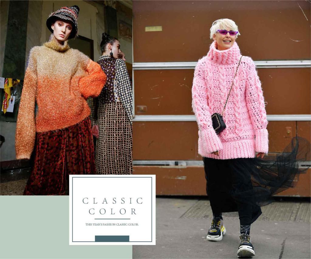 开春赶紧告别黑白灰，彩色毛衣有春日feeling，减龄又清新