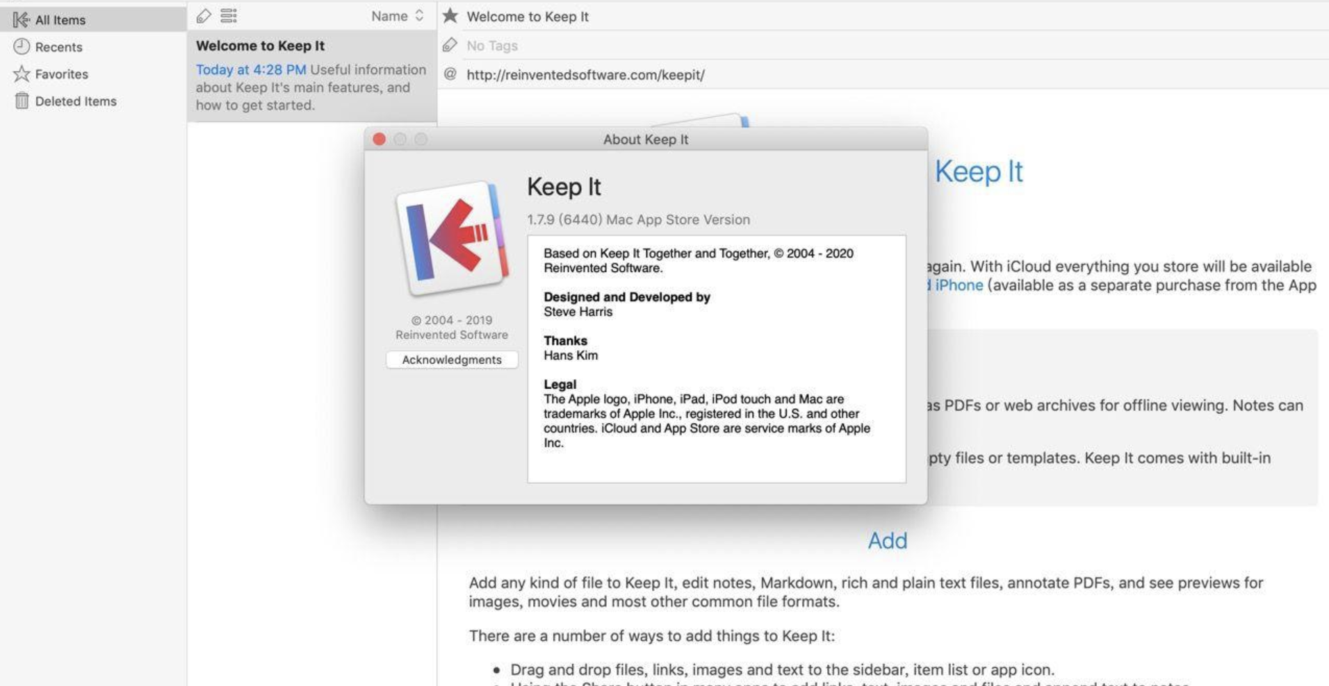 Keep It for Mac v2.3.2 笔记编辑管理-下载否
