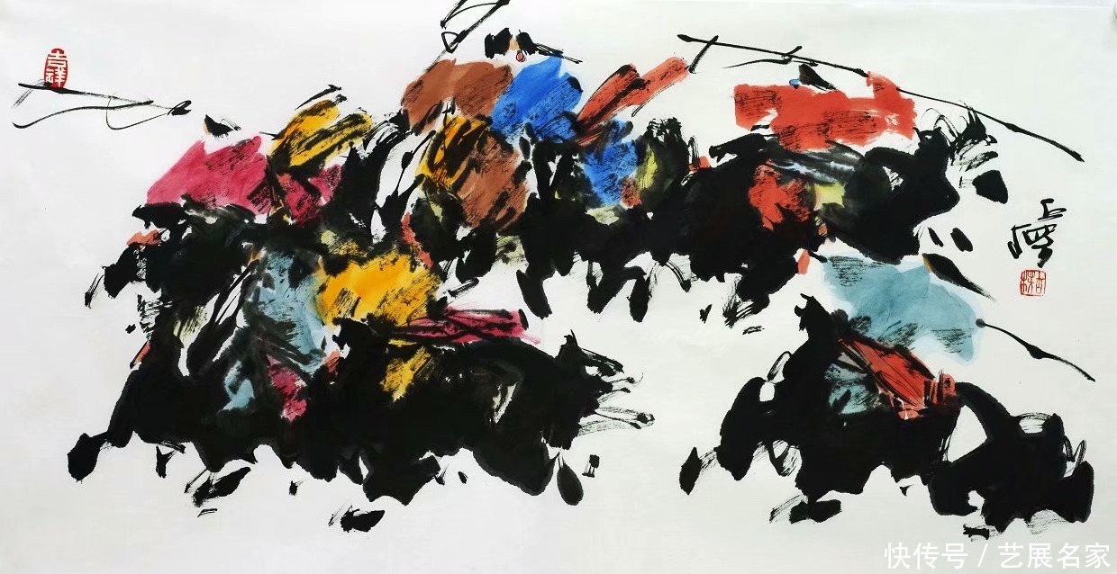 欣赏|【艺展中国】吴·斯日古楞绘画作品欣赏