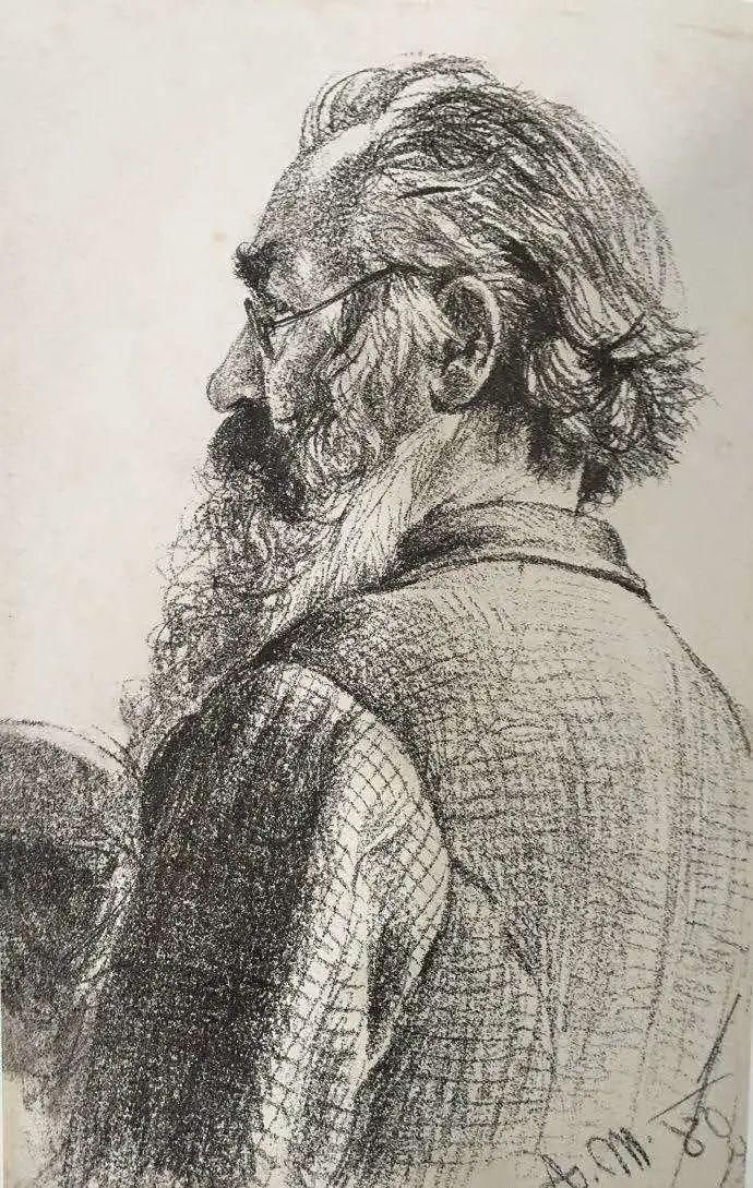  作品|门采尔素描下的底层人民