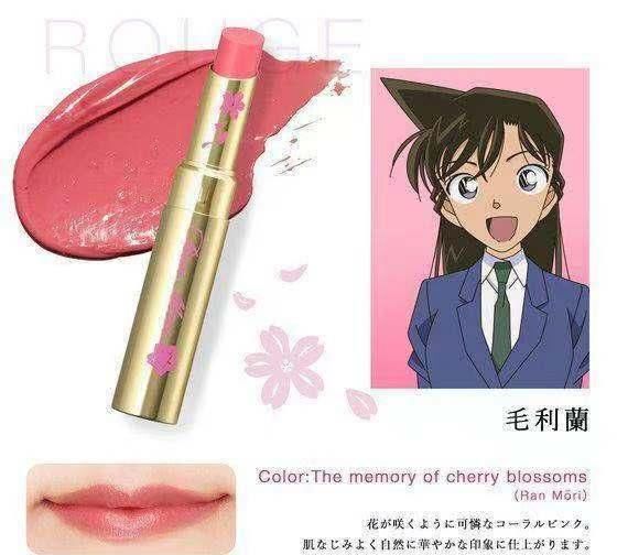 名侦探柯南口红上市，毛利兰粉嫩珊瑚色，安室透死亡色号hold不住