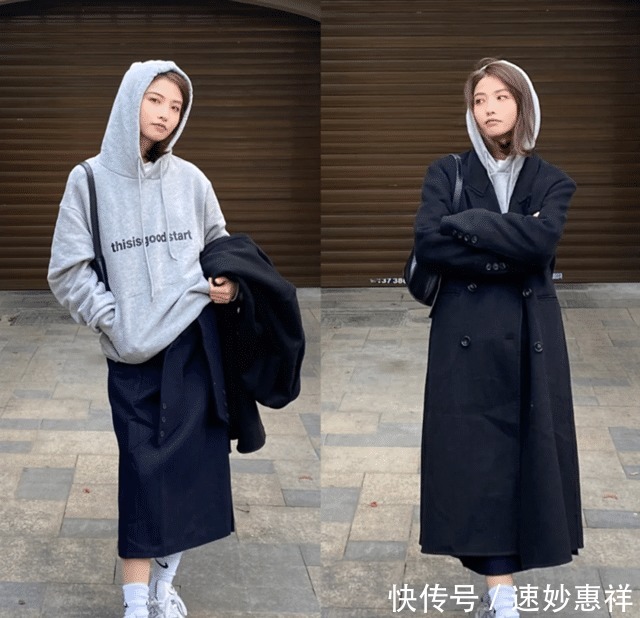 今冬流行的“长大衣+短靴”也太时髦了!显瘦显高,很适合矮个子