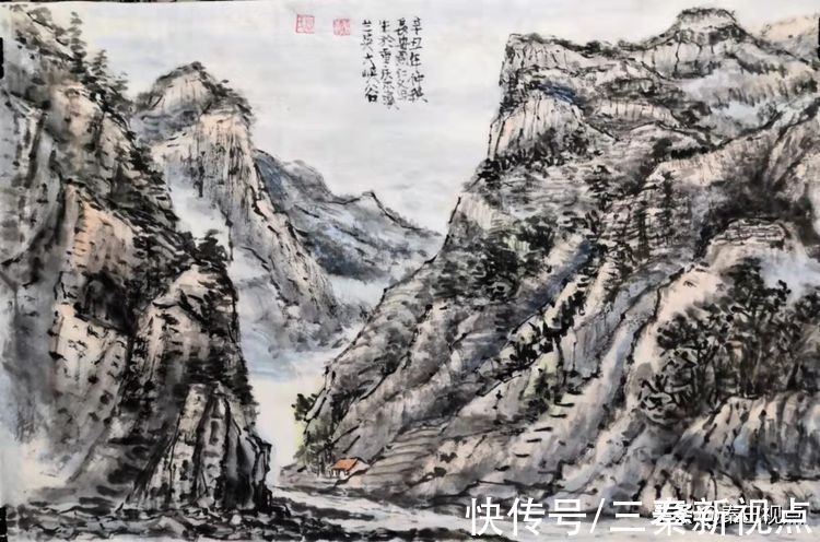 陕西#大美山河在巫溪——陕西当代国画艺术研究院赴重庆巫溪写生