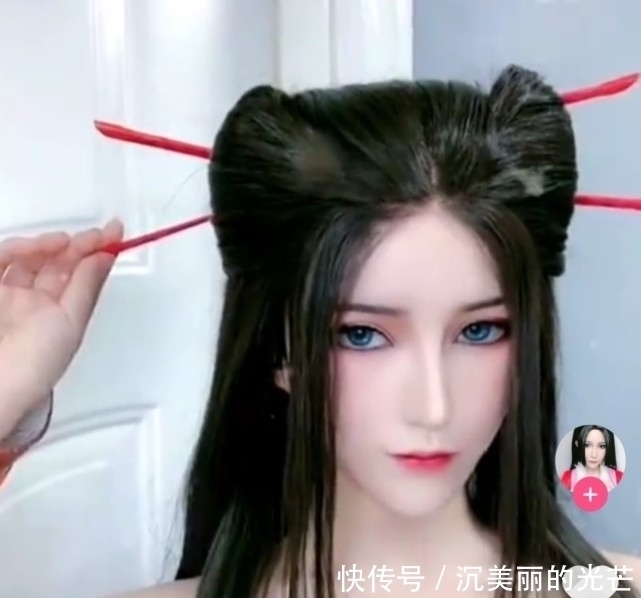 cos|活用筷子也能玩转cosplay,插头上成发簪,多来几根变鲛肌