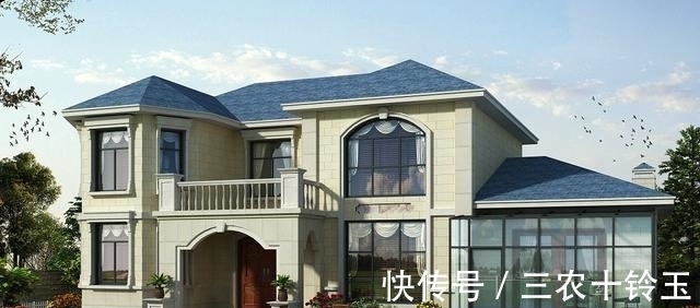 二层|农村自建二层别墅, 面宽18.8米, 厨房建室外, 主体宽敞, 堪称经典