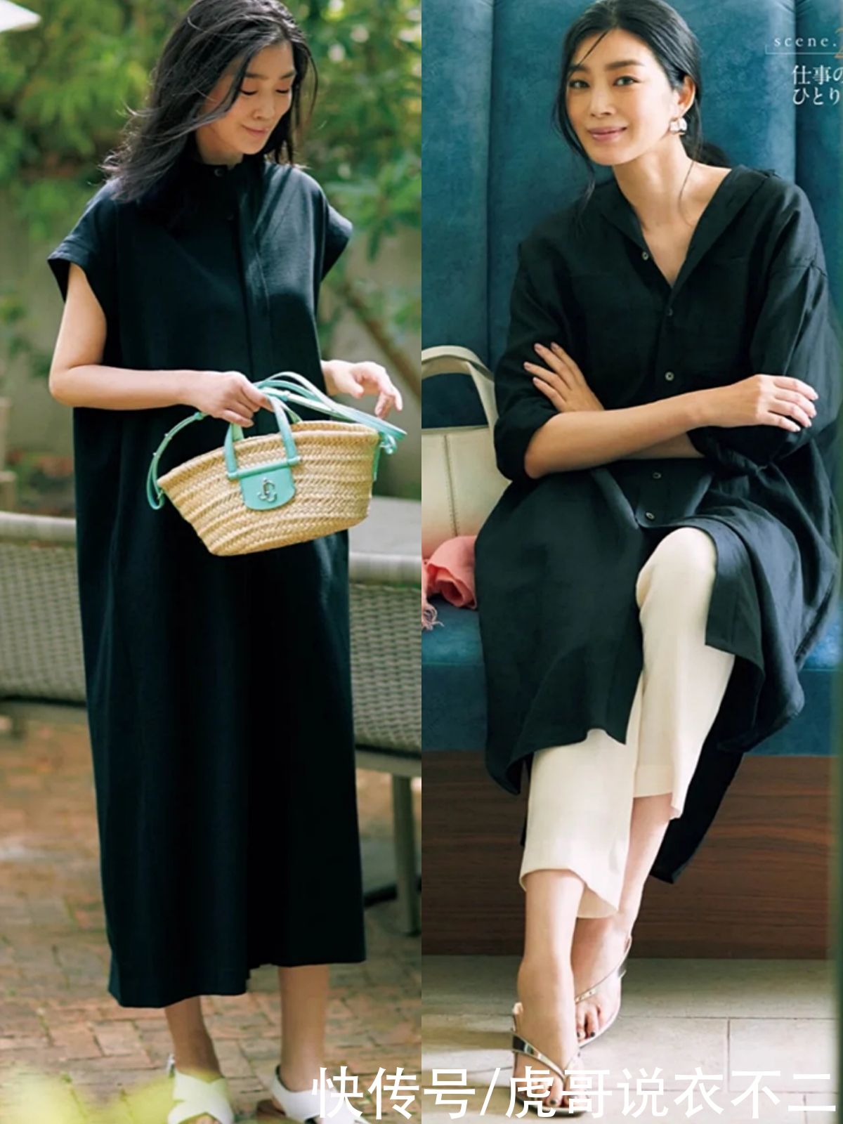 t恤|女人过40岁穿衣要不老气、不扮嫩，日系简约熟龄风，穿出高贵品味