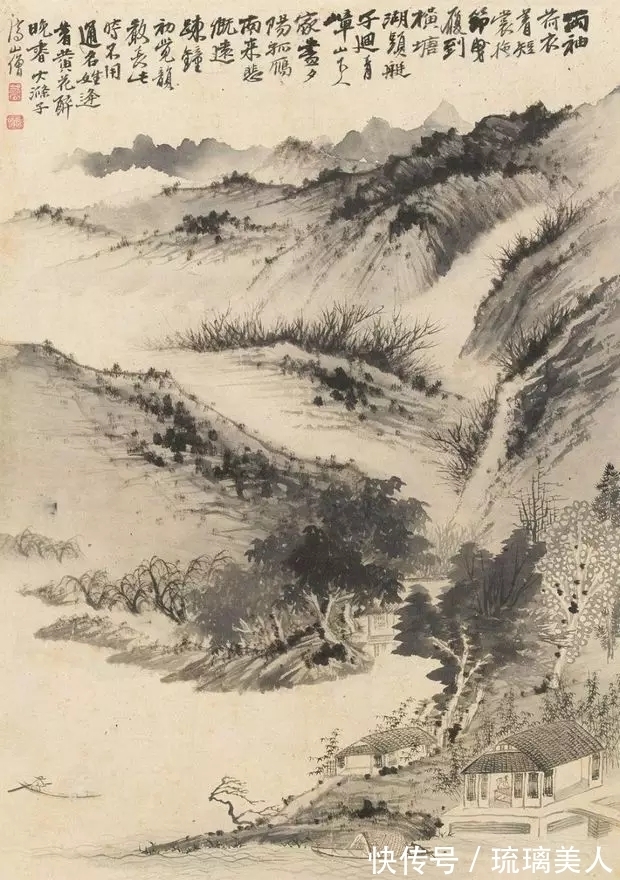 山水画！不摹古，造化于心｜石涛山水画