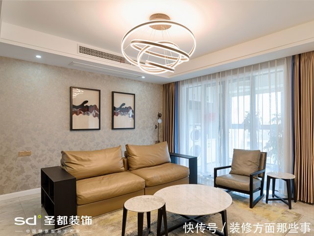 儿童乐园|143平现代轻奢风返璞归真,注重硬装修手法的简洁